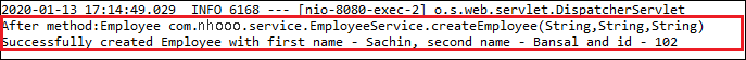 咨詢后的Spring Boot AOP