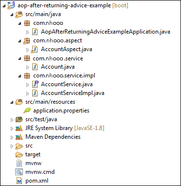 返回建議后的Spring Boot AOP