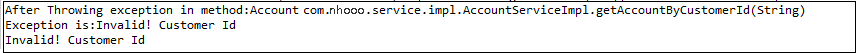 投擲建議后的Spring Boot AOP